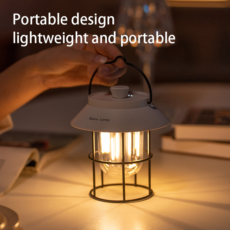 Multipurpose Portable Battery Powered Camping Lantern 12-120 Hours Running Time Camping Lantern For Survival Kits Power Outages