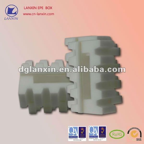 Gray Polyurethane foam cut transport cushioning material shock protection