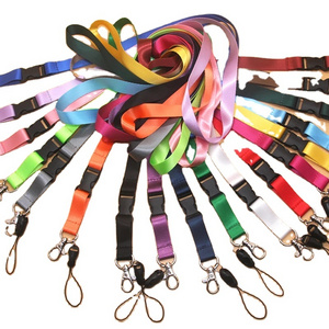 Cheap Lanyards Plain With Logo Custom Phone Lanyard Neck Strap Nylon Cord Sport Keychain Polyester Sublimation Lanyard