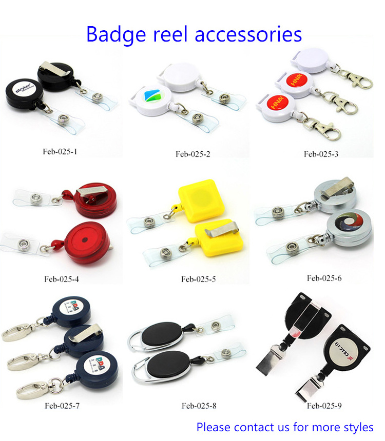 Sport Gadget Retractable Badge Reel Lanyard With Logo Custom Retractable Badge Reel Cheap Lanyard Flexible Easy Pull Buckle