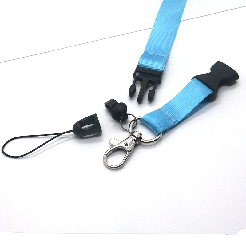 Cheap Lanyards Plain With Logo Custom Phone Lanyard Neck Strap Nylon Cord Sport Keychain Polyester Sublimation Lanyard