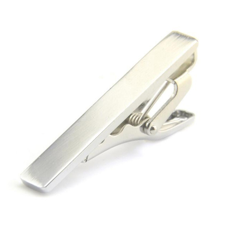 Hot selling silver plated custom tie bars bow tie clip for man