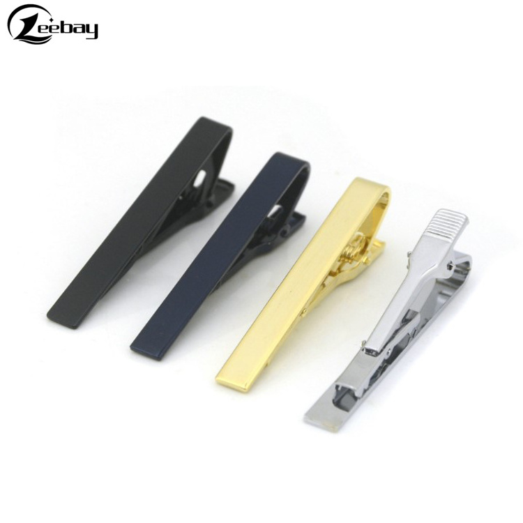 2019 New Tie Clips for Mens Solid Brass Metal Wedding Necktie Clasp Gentleman Tie Bar Pin for Man Gift