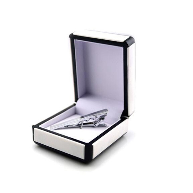 Hot selling silver plated custom tie bars bow tie clip for man