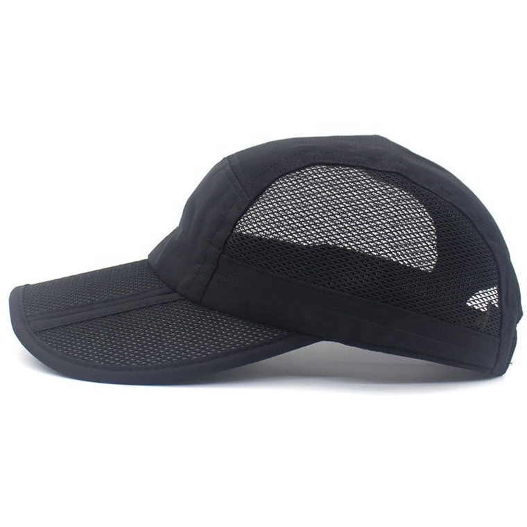 Wholesale New Design Quick Dry Baseball Cap Outdoor Sports Unisex Portable Folding Mesh Sun Hat