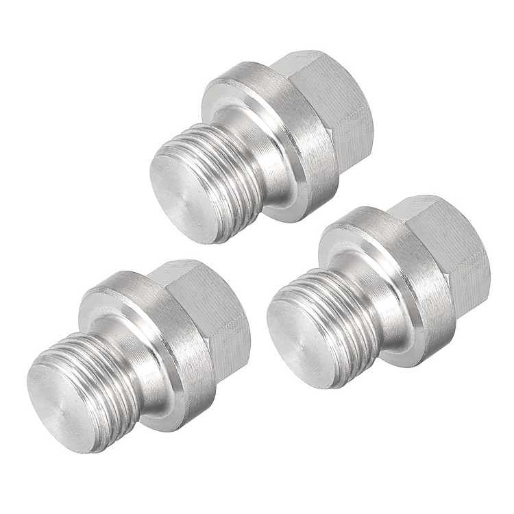 engines 1/8 hex insert steel screw vent hole fusible glow pipe thread gauges seal oil drain plug