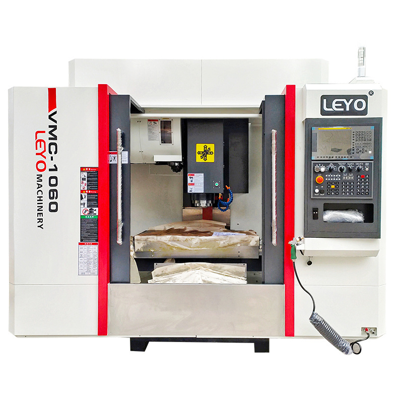 LEYO Vertical Milling Vmc1060 Vmc Centre Fanuc 4 Axis Cnc Vertical Machining Center Fresadora Cnc 3 Axis Cnc Milling Machine