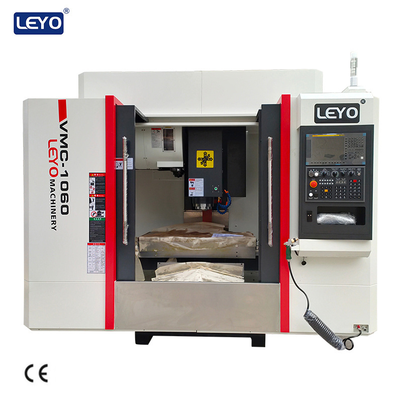 LEYO Vertical Milling Vmc1060 Vmc Centre Fanuc 4 Axis Cnc Vertical Machining Center Fresadora Cnc 3 Axis Cnc Milling Machine