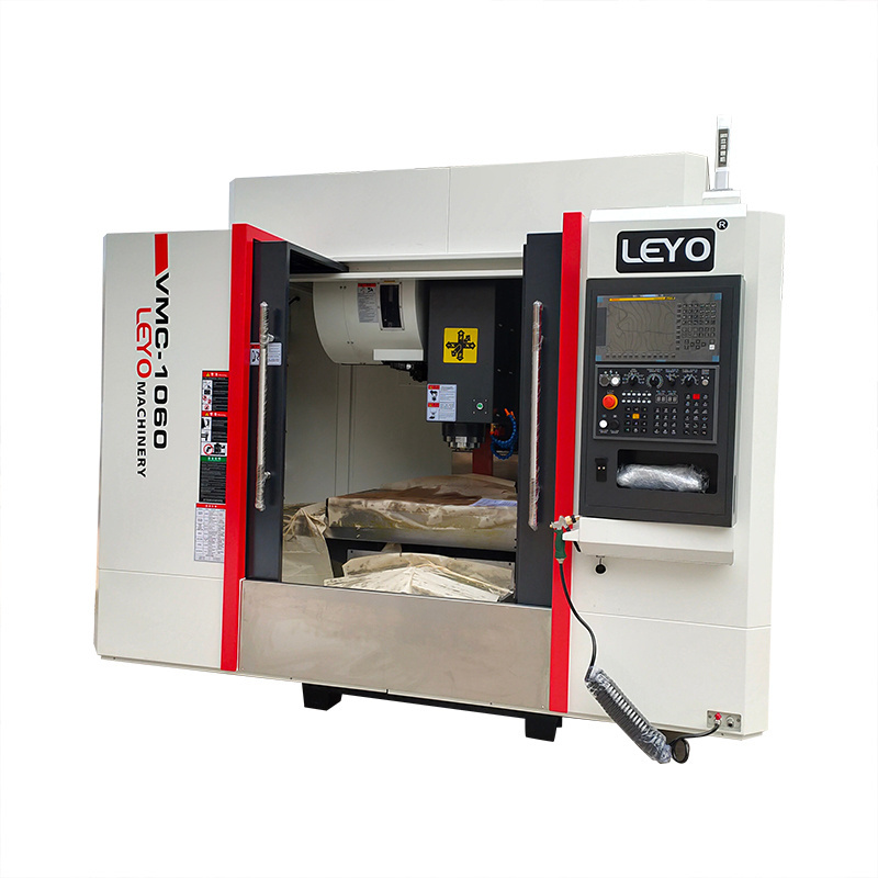 LEYO Vertical Milling Vmc1060 Vmc Centre Fanuc 4 Axis Cnc Vertical Machining Center Fresadora Cnc 3 Axis Cnc Milling Machine