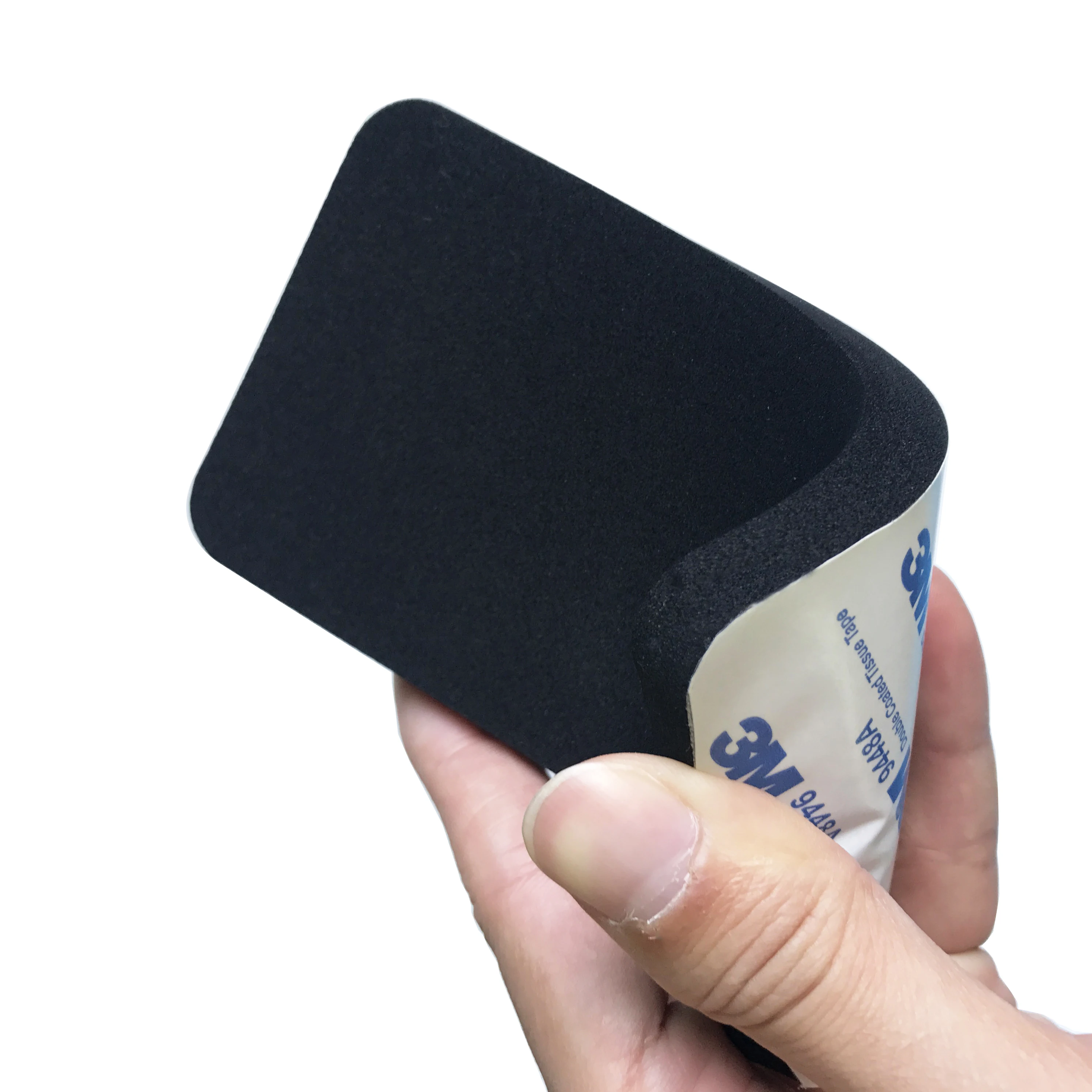 High standard custom non-slip wear wear thickness of 3 mm black round silicone rubber foam pad