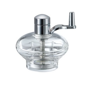 Premium Clear Acrylic Nutmeg Grinder with Zinc-Alloy Knob and Crank Manual Nutmeg Grinder