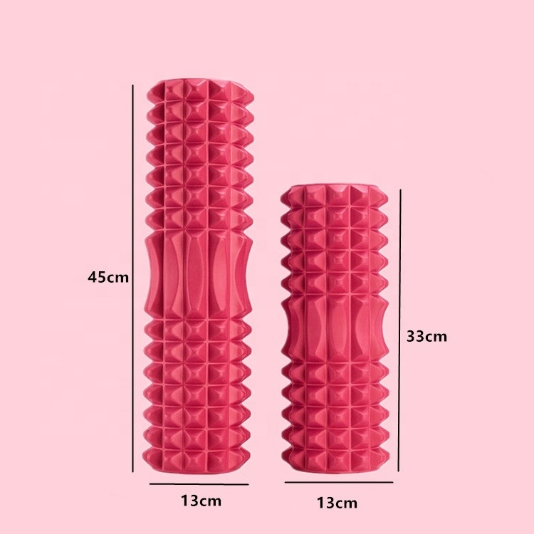 Customized eva cork massage hollow high density electric mini solid massage gym yoga vibrating foam roller