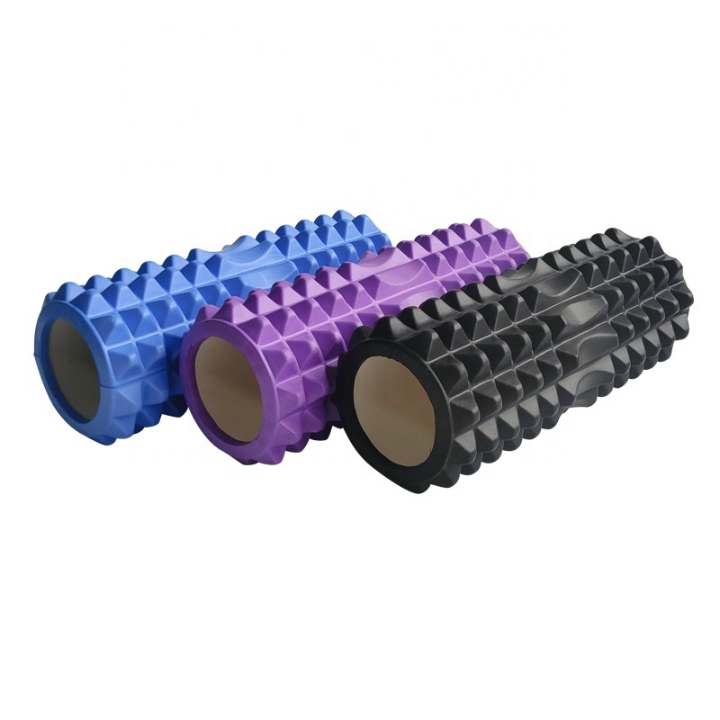 Customized eva cork massage hollow high density electric mini solid massage gym yoga vibrating foam roller