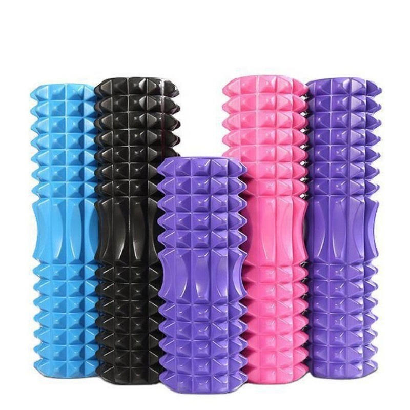 Customized eva cork massage hollow high density electric mini solid massage gym yoga vibrating foam roller