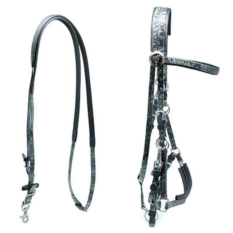 Endurance Marathon Stainless Steel Horse Bridle PVC Padded Nose Band Brow Band Reins Models Red Green Riding Equestrian