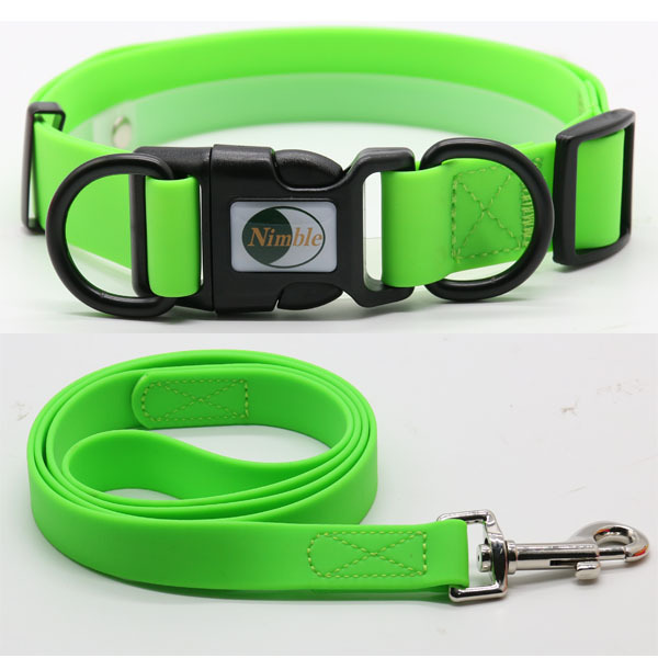 Eco-Friendly Dog Collar Leash for Walking Breakaway Light Features Made Durable Plastic PVC Nylon Available Colorful XS Size