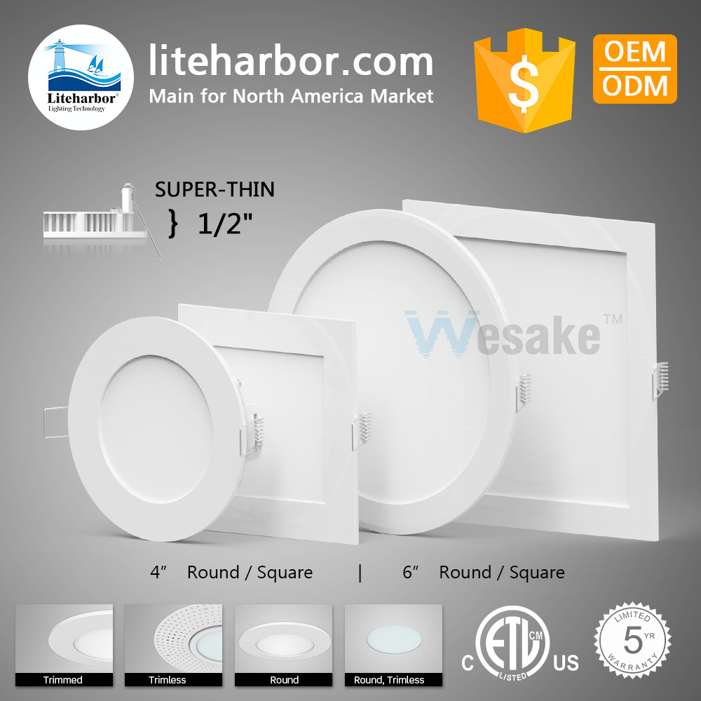 led panel downlight China Factory Ultra Slim LED Panel Light Type 9W 4