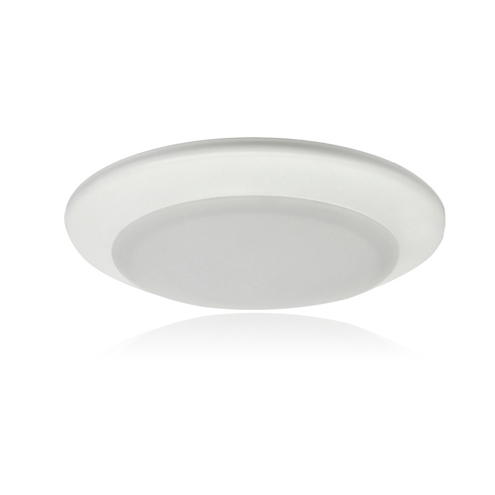 4 Inch White Canless Recessed Liteharbor ETL Round Disk Light Length Integrated LED Trim Kit Round Fixture Warm White