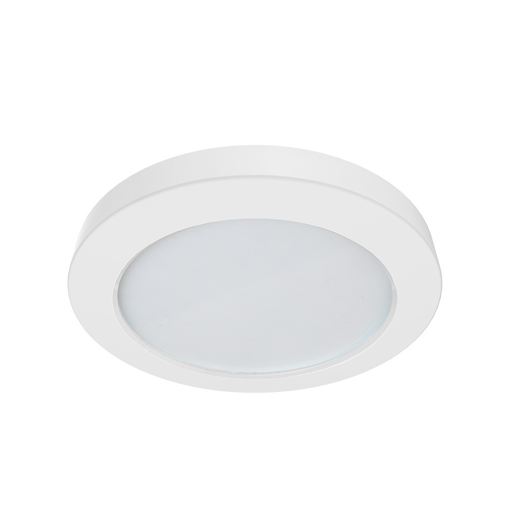 China wholesales Die-cast aluminum White 7 Inch Flush Mount Luminous LED Ceiling Pendant Light