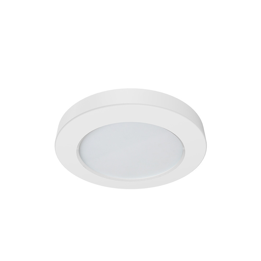 China wholesales Die-cast aluminum White 7 Inch Flush Mount Luminous LED Ceiling Pendant Light