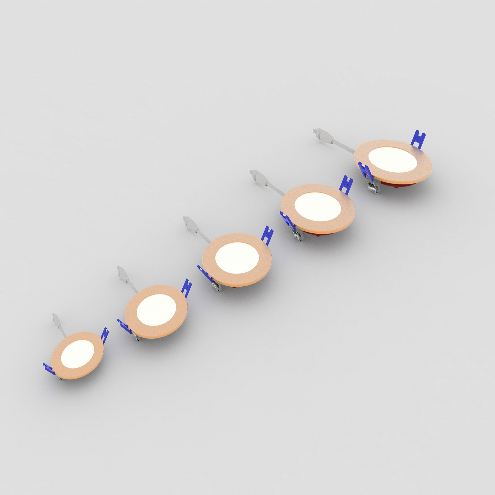 6 inch Fire Rated Panel Light Fire-rated LED Concave Ultra Thin Panel ...