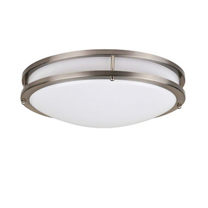 14 15 18 Inch Classical Dome Design Round Ring LED Lighting Semi Surface Flush Mount Dimmable LED Ceiling Light