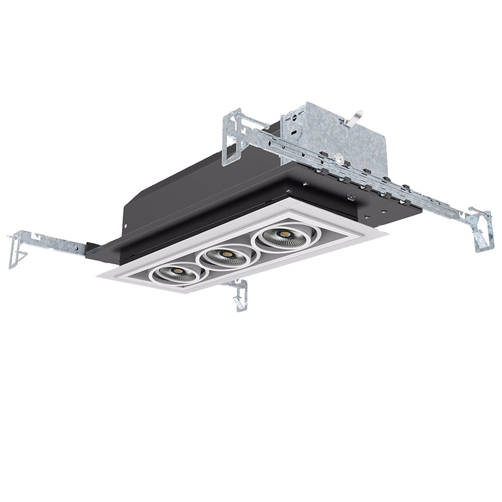 Downlights America market High quality 110V-277V Trim or Trimless led grille light recessed downlight led