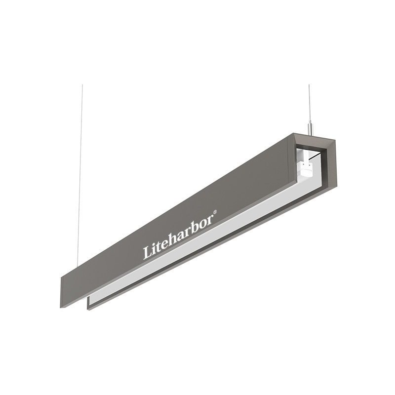 Office Modern Led Linear Pendant Light Ceiling 40W 80W Up And Down Led Linear Strip Light