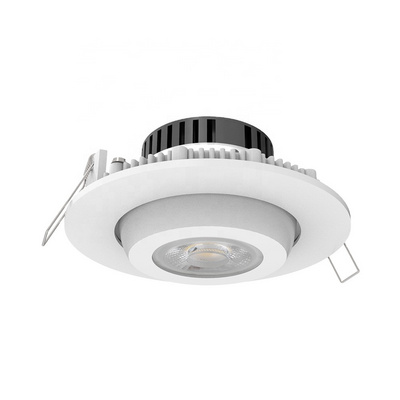 7W 11W Recessed Gimbal Downlight Round 4 Inch LED Cob Rotatable Downlight Mini Adjustable Spot Light