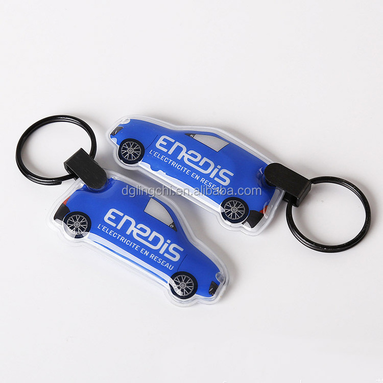 Customlight flashlight keychain mini car shaped squeeze light flashlight led keychain with logo