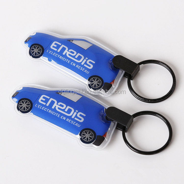 Customlight flashlight keychain mini car shaped squeeze light flashlight led keychain with logo