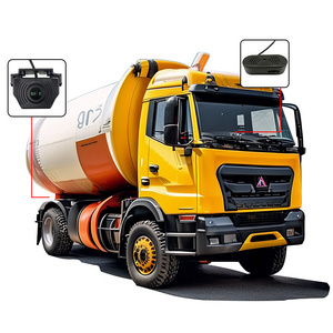 11Ghz Radar+Camera 2 in 1 Waterproof Parking Sensor for Concrete Truck Reverse Assistance Visual Distance Reverse Aid