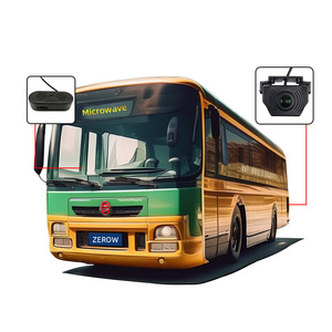 11Ghz Radar+Camera 2 in 1 Waterproof Parking Sensor for Tourist Bus  Reverse Assistance Visual Distance Reverse Aid