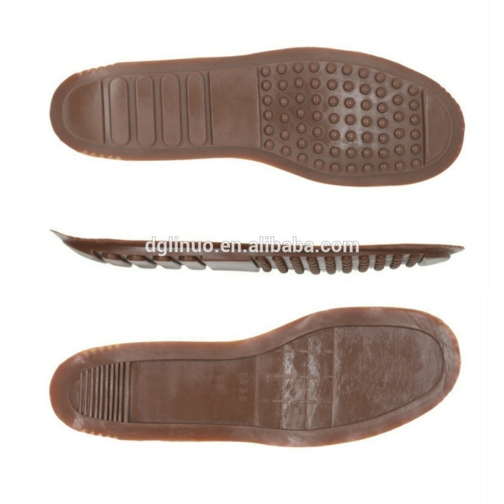 Sewing rubber shoe outsole for moccasin shoes, driving shoes