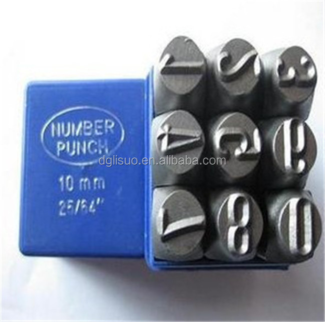 Metal Number/Letter Stamp in Set