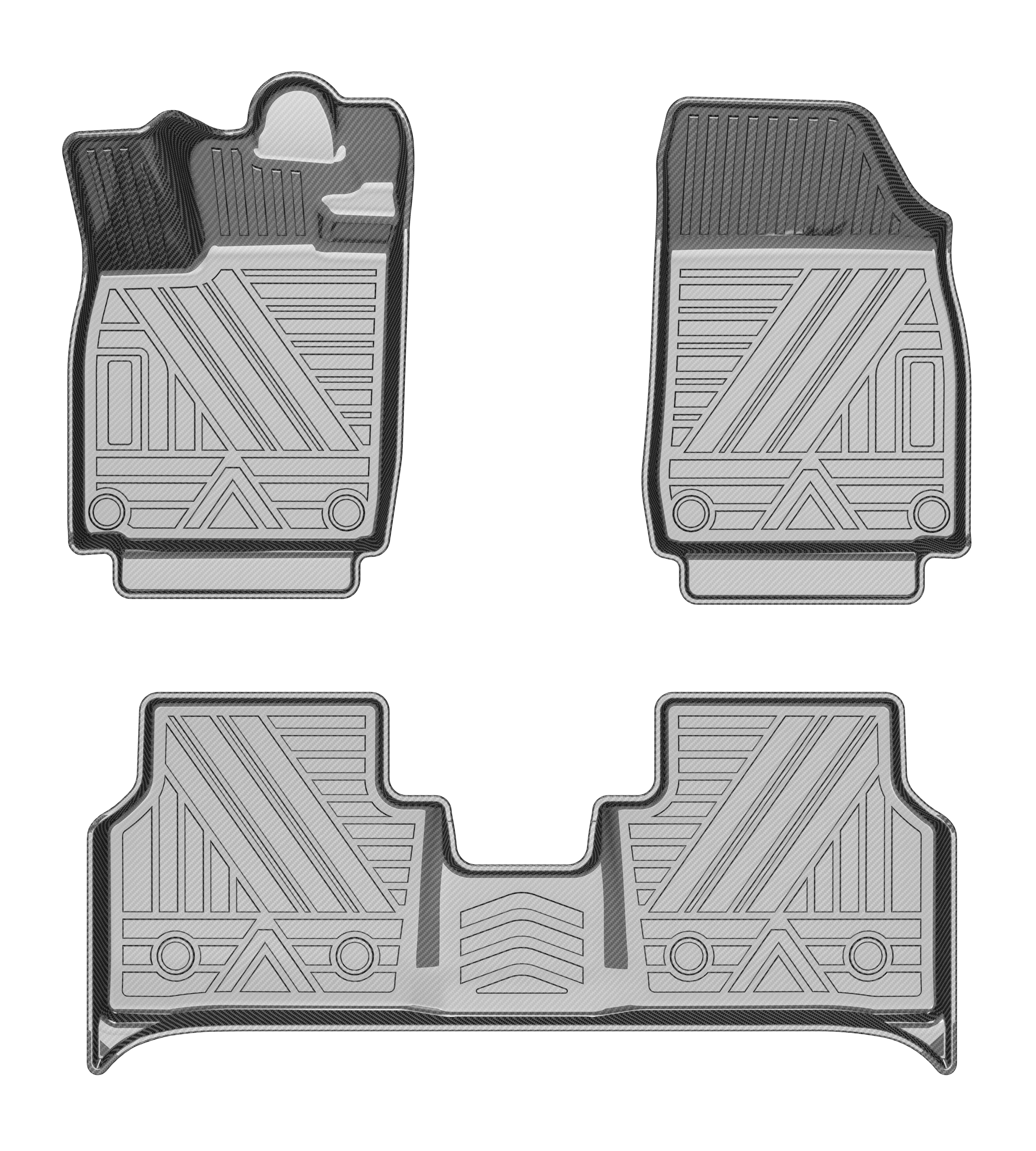 New Design Full Set Waterproof 3D TPE Car Floor Mat Non Slip Cargo Liner For VW ID.4X 2023