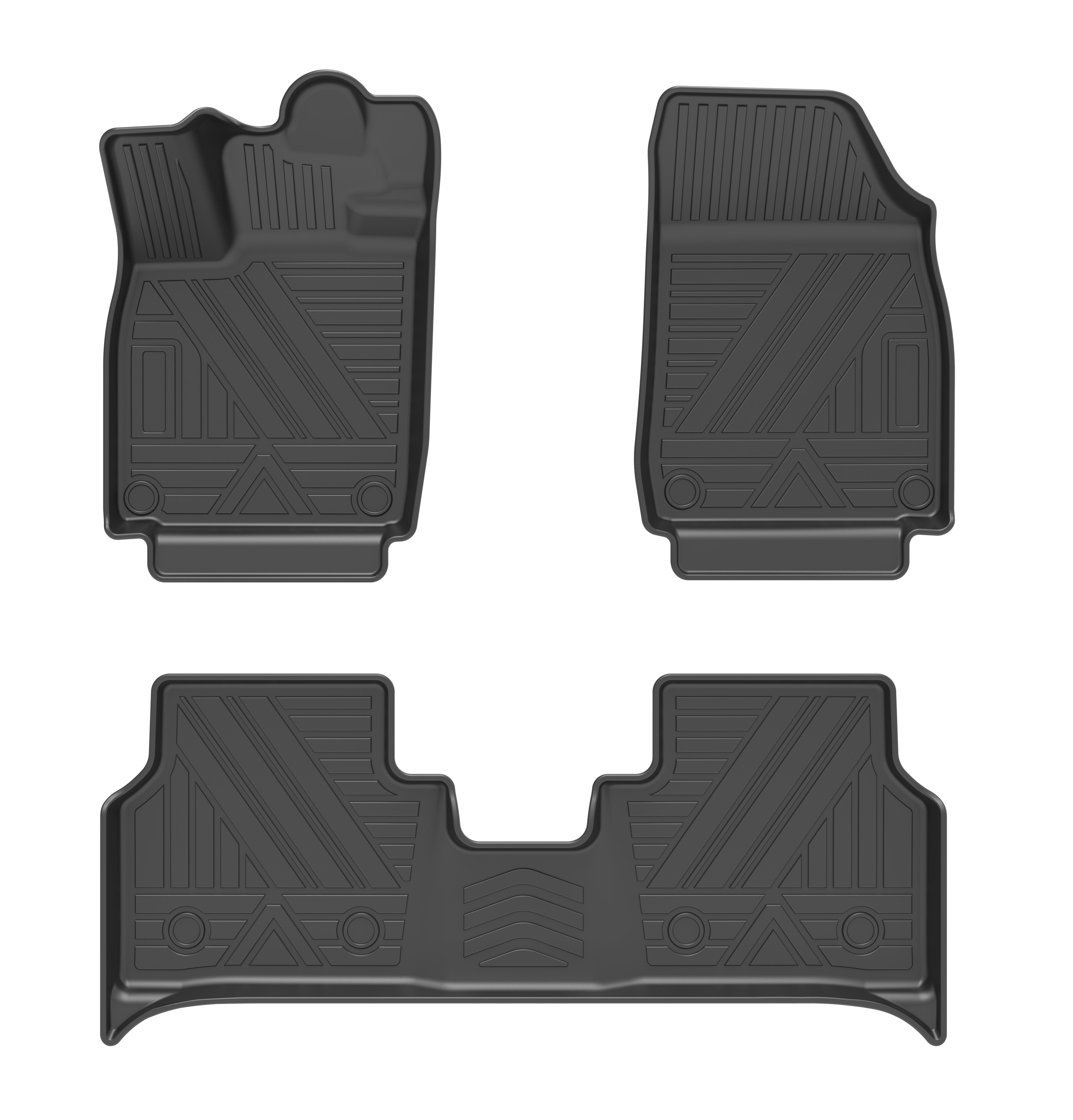 New Design Full Set Waterproof 3D TPE Car Floor Mat Non Slip Cargo Liner For VW ID.4X 2023