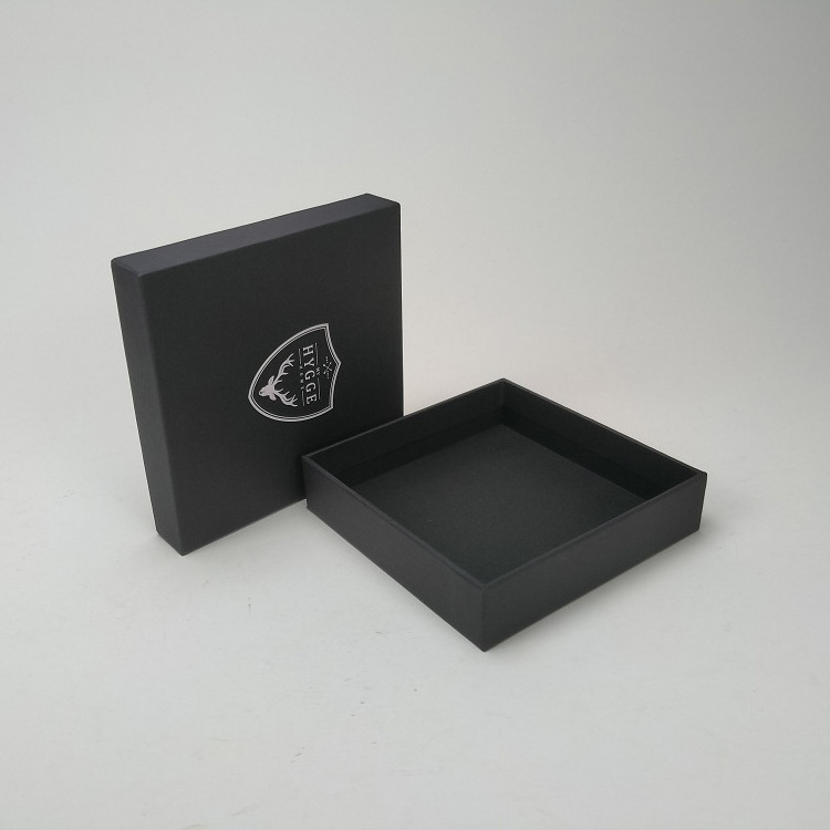 Custom Coaster Black Packaging Gift Coaster Box