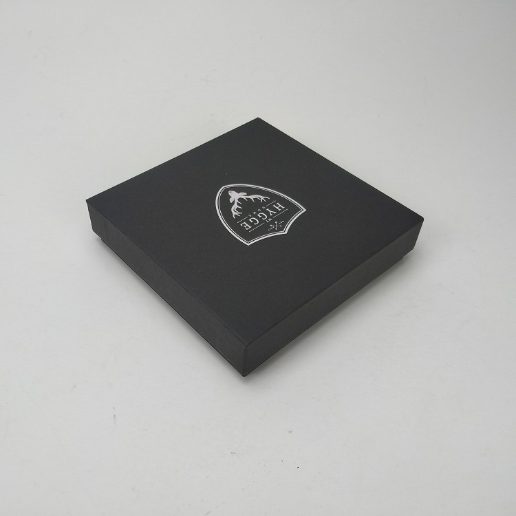 Custom Coaster Black Packaging Gift Coaster Box