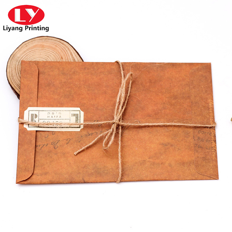 Wholesale Brown A3 A4 A5 Mini Kraft Paper Envelope with Manila