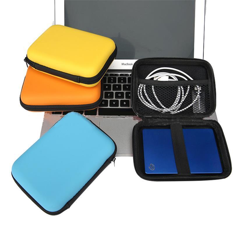 Eva Box Bag 2.5'' Eva Zipper Case Mobile Hard Disk Custom Hard Shell Storage Data Cable Storage Bag Tool Hard Shell Eva Cases