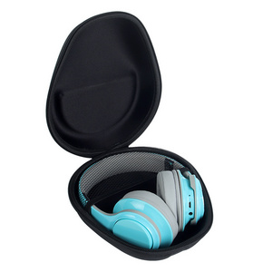 Factory Customized Portable Eva Storage Earphone Case Data Cable Headset Carrying Case Zipper  Headphone Bag