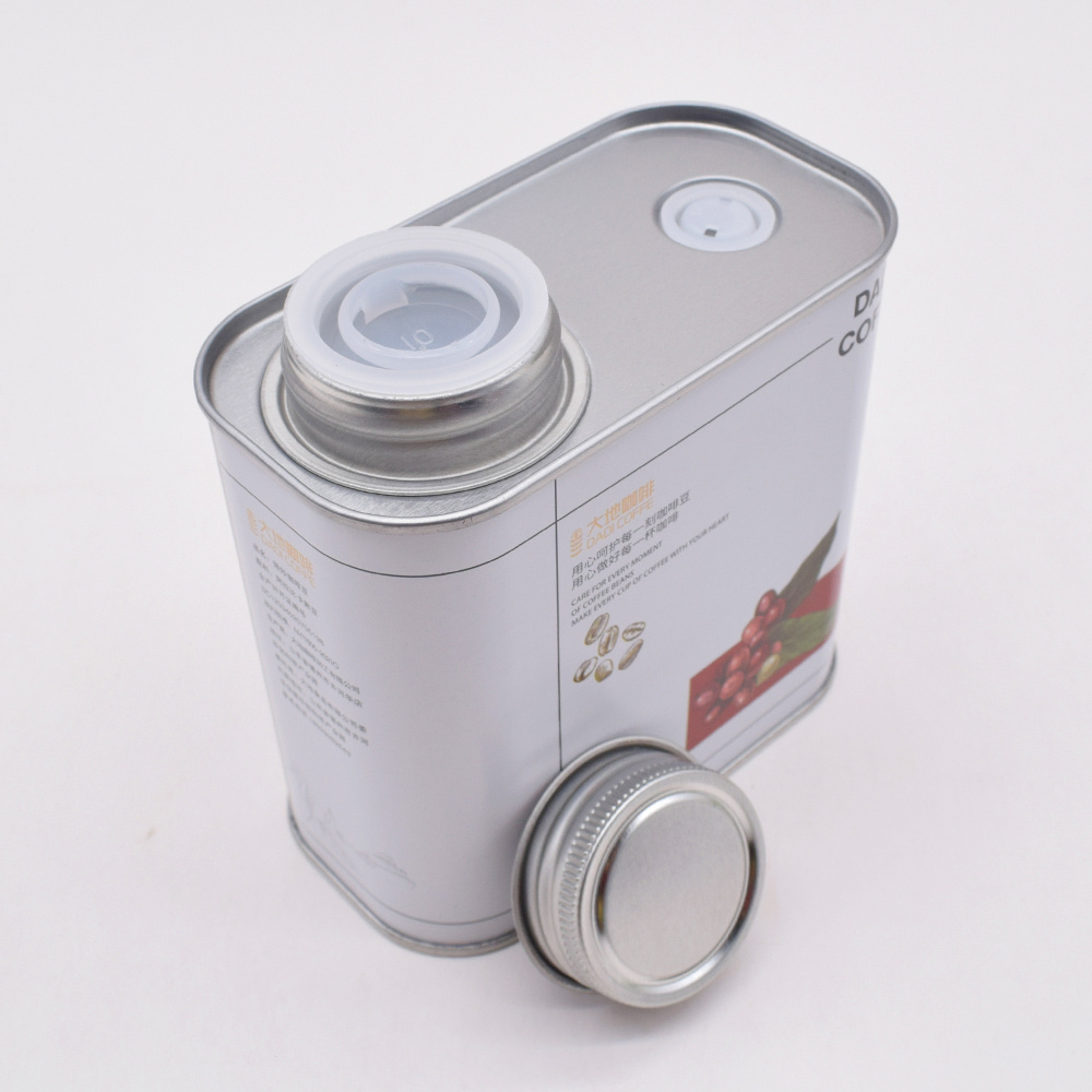 Wholesale Custom Logo 150g 250g Coffee Bean Container Coffee Bean Tin Can Empty Metal Coffee Can Packaging with Air Valve 200g