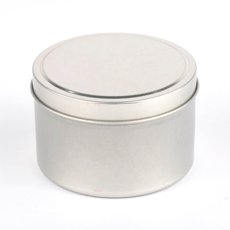 Wholesale Metal Round Empty Tin Jars For Candle Making Candle Tin Container Can Box 4oz 8oz Candle Tin With Lid