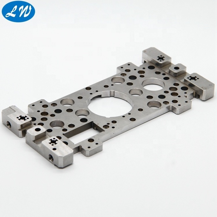 Customized precision 5 Axis CNC milling service machining metal block machined anodized aluminum parts