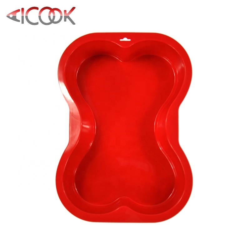 Trending goods silicone dog bone bakeware cake mould