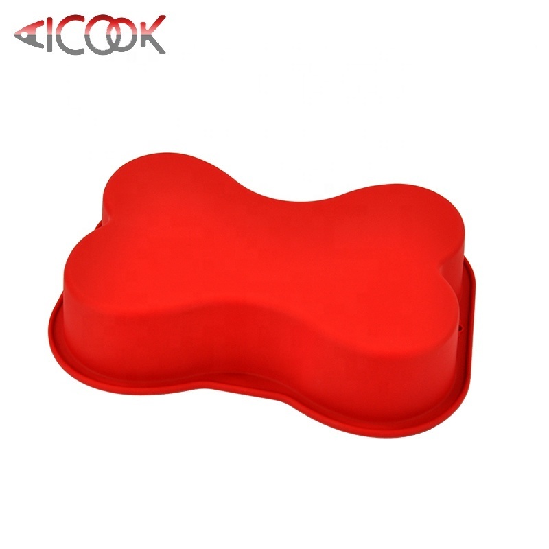 Trending goods silicone dog bone bakeware cake mould