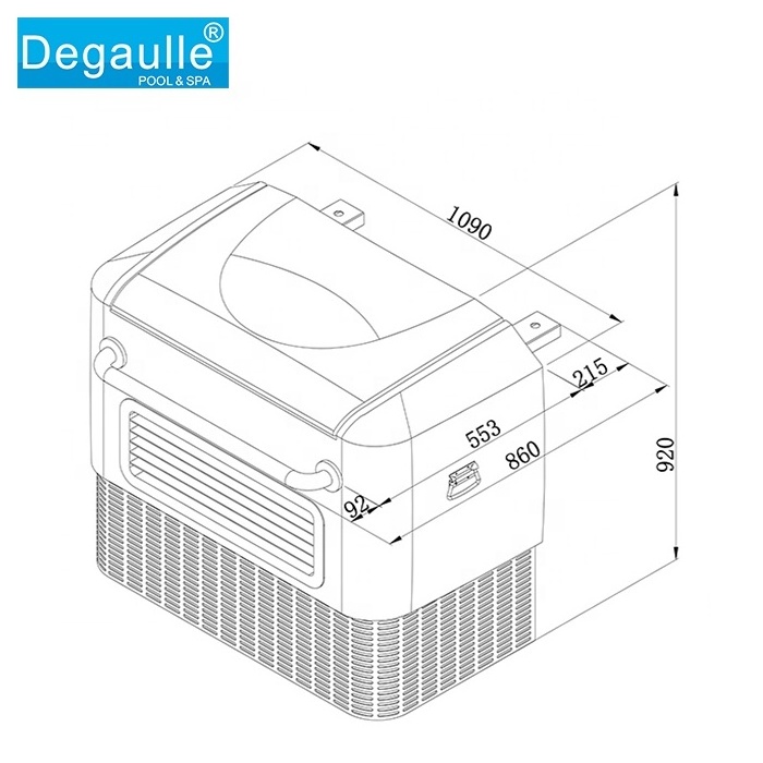 Degaulle endless pool fastlane for sale swim current generator counter current jet swim pool equipment