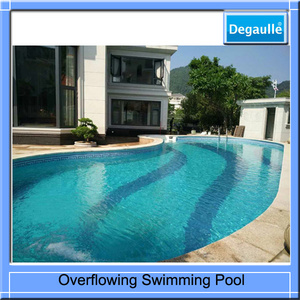 Overflowing swimming pool piscine boit astral pool