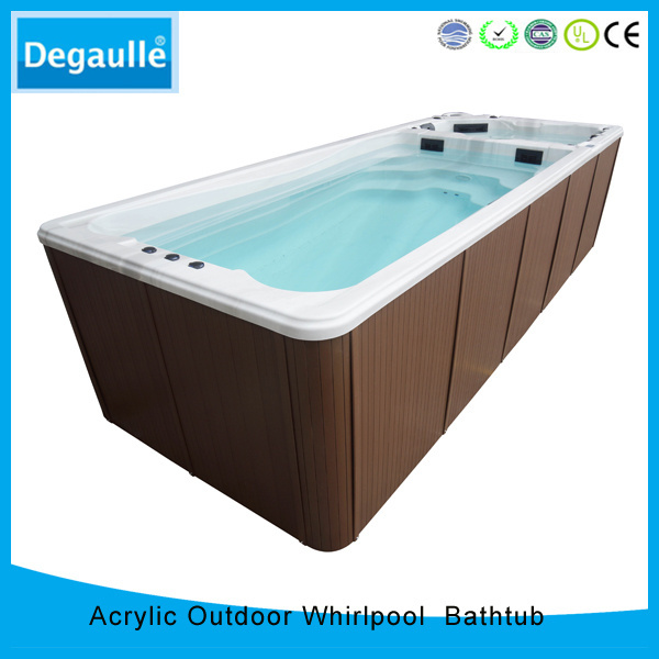 Hot Sale Acrylic Whirlpool Reinforced By Polyester Fiberglass Swimming Pool